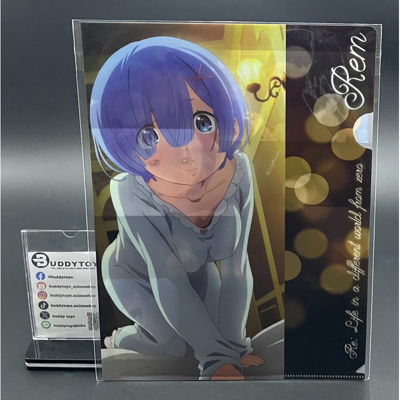 เซ็ตแฟ้ม เอมิเลีย&เรม&แรม -รีซีโร่[Sega Limited-Re:Zero Starting Life In Another World -Clear File Set- Emilia&Rem&Ram]