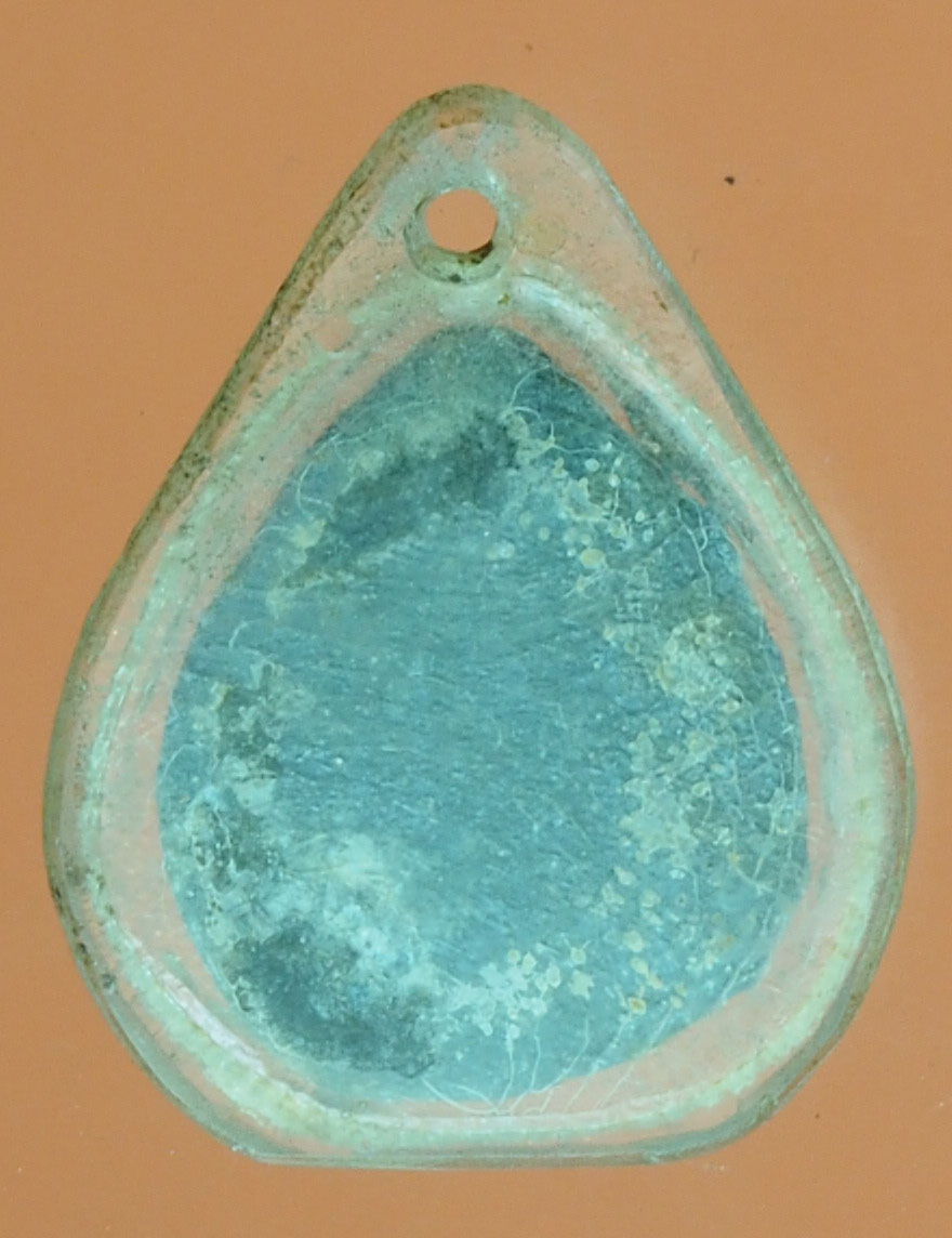 A149 พระพุทธ เนื้อชินตะกั่ว เลี่ยมพลาสติกเก่า ไม่ทราบที่ 3