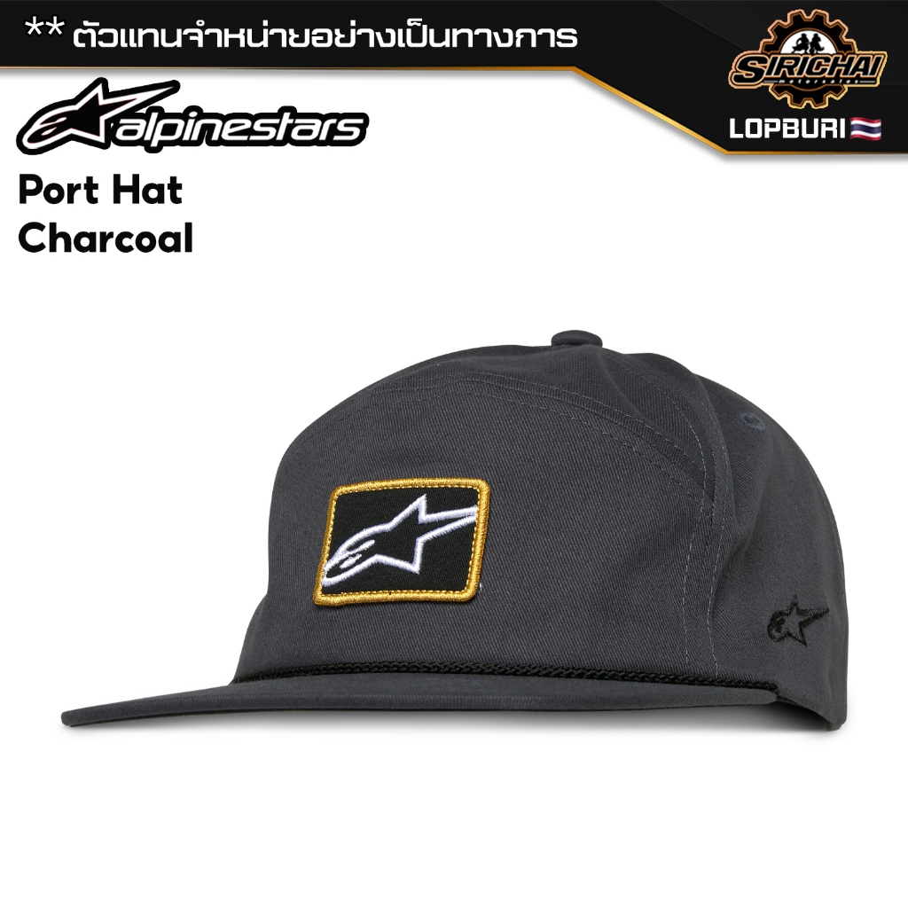หมวกแก๊ป Alpinestars Port Hat / Charcoal / One Size ของแท้ 100%✅