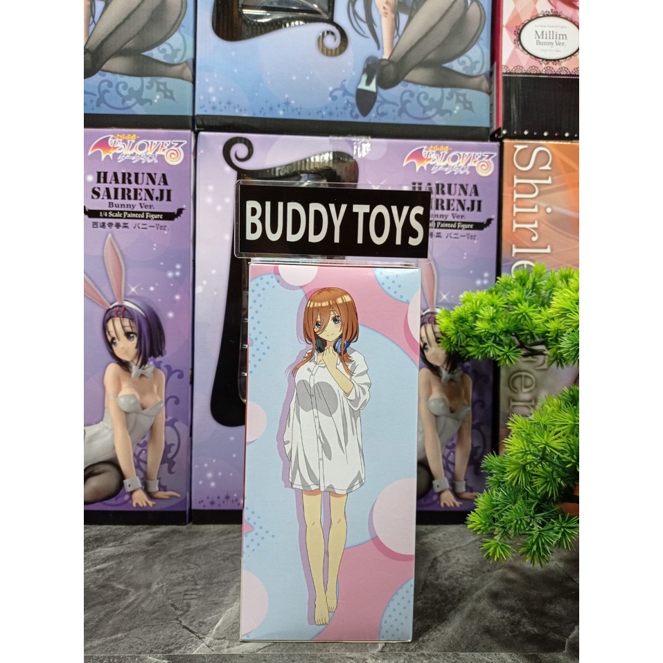 [ Figure แท้ ] #พร้อมส่ง #เจ้าสาวผมเป็นแฝดห้า The Quintessential Quintuplets - Miku Nakano Kare Shirt - Fascinity