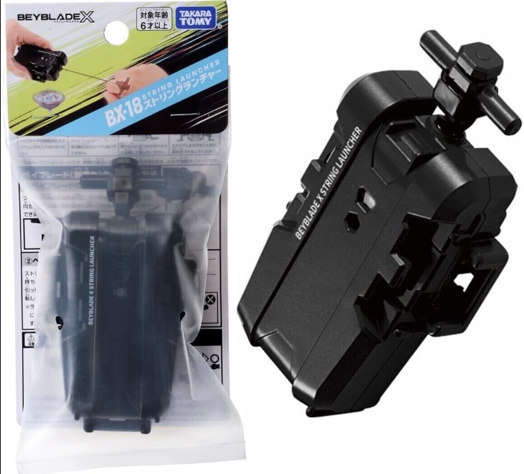 TAKARA TOMY Beyblade X ของแท้ BX-18 Black String Launcher BX-18 [หมุนขวา]