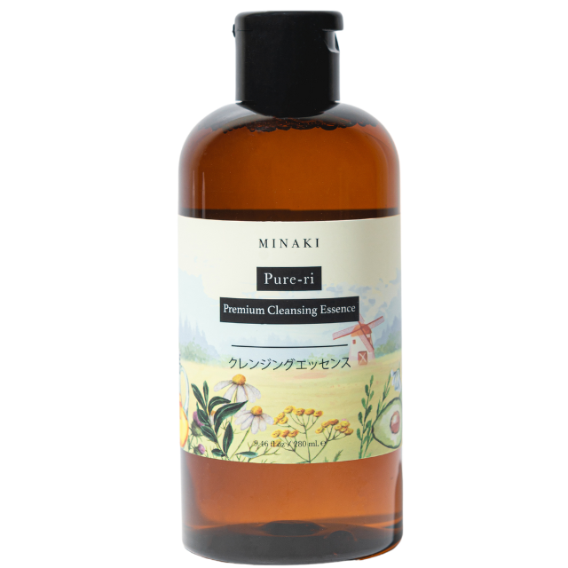 MINAKI OFFICIAL STORE | Pure-ri Premium Cleansing Essence 280ml. เพียวริคลีนซิ่ง ขวดใหญ่