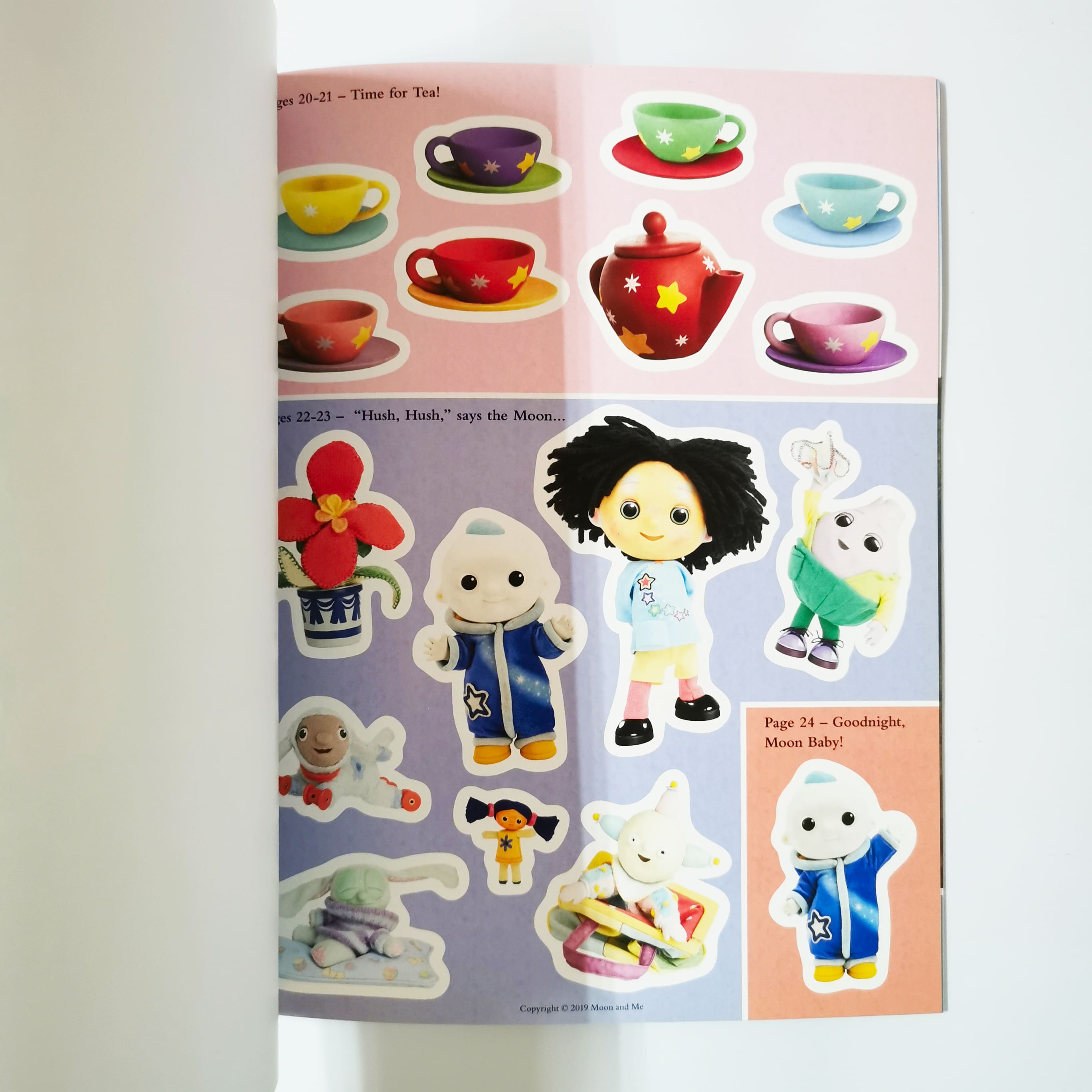 Moon Baby Sticker Story Book