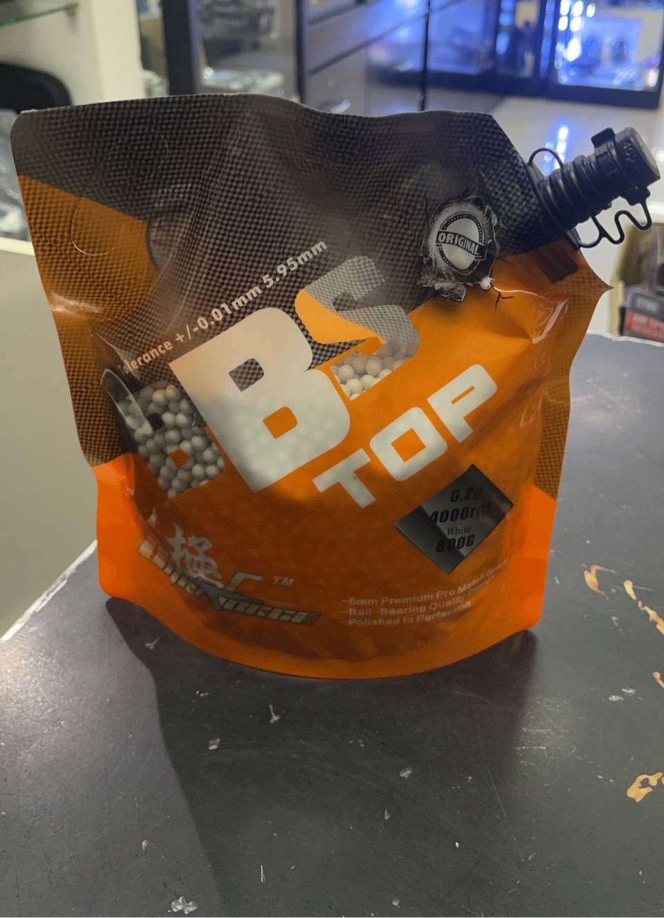 ลูกกระสุนปืนบีบีกัน BBS TOP 0.20g - 1KG (5000rds) - ULTRA FORCE