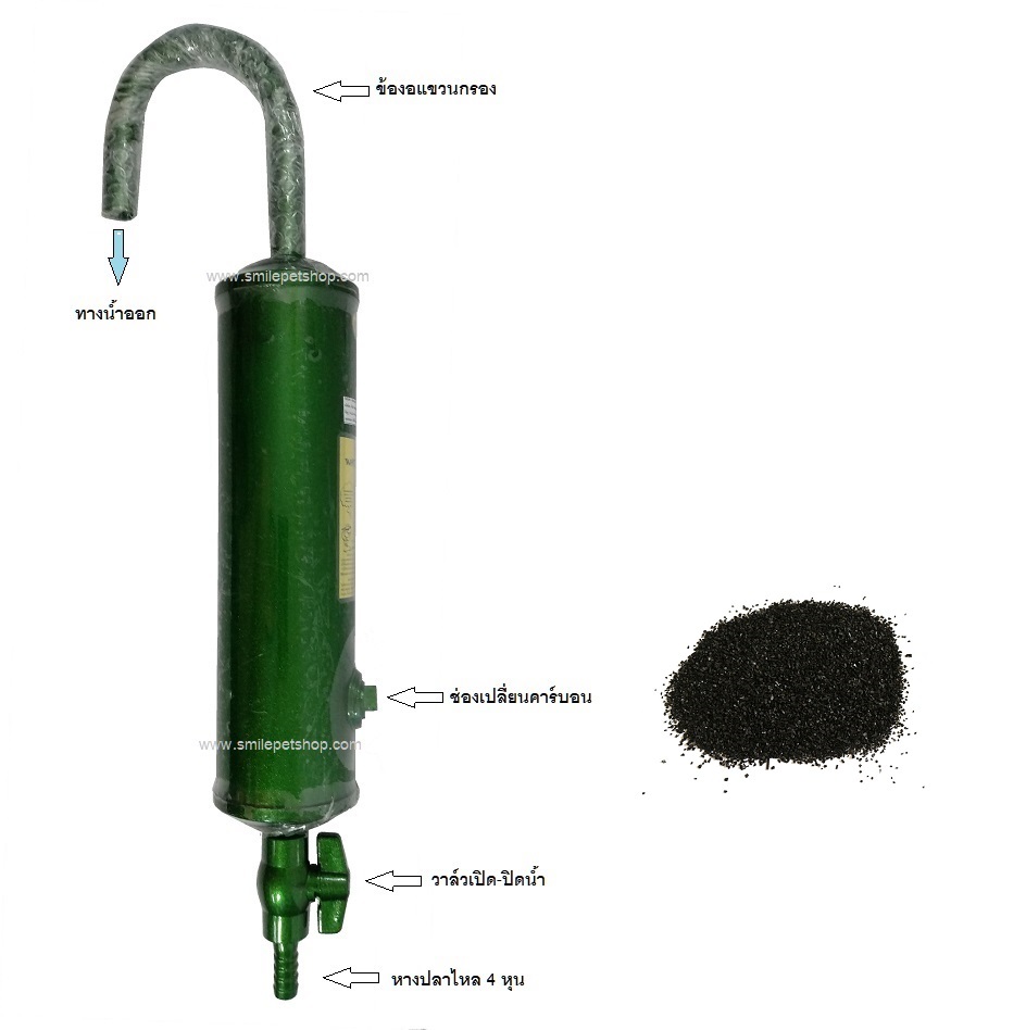 TOP คาร์บอนเกรด T-1050 1 kg. (ถ่านคาร์บอนสำหรับใส่ในเครื่องกรองน้ำ กรองคลอรีน กลิ่น-สี และสารพิษ)