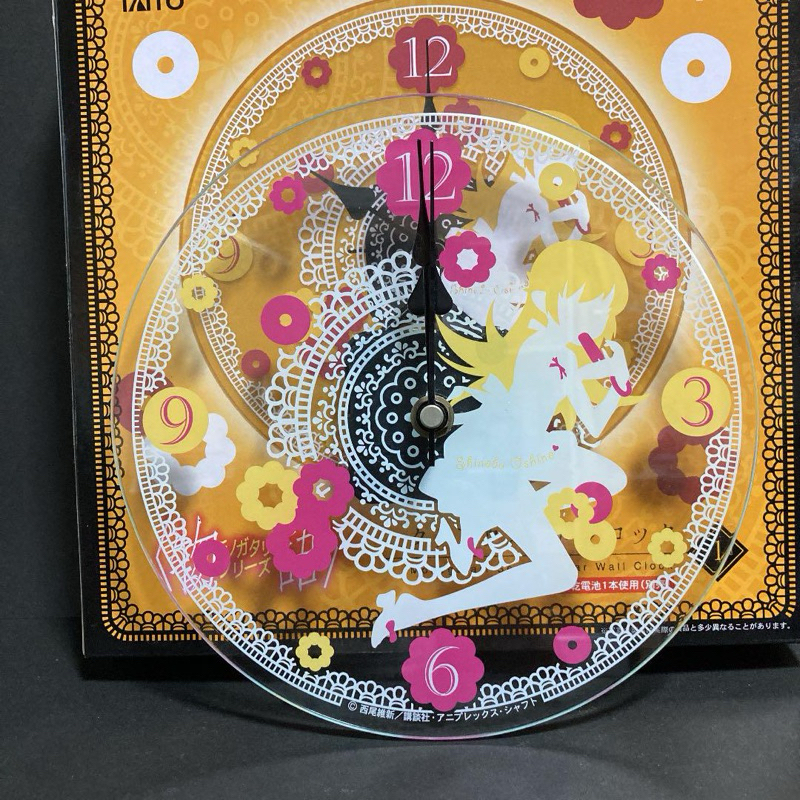 นาฬิกาแขวนแบบใสลายชิโนบุจากโมนากาตาริซีรี่ย์[Shinobu Oshino Kizumonogatari Monogatari Series -Clear Wall Clock-]