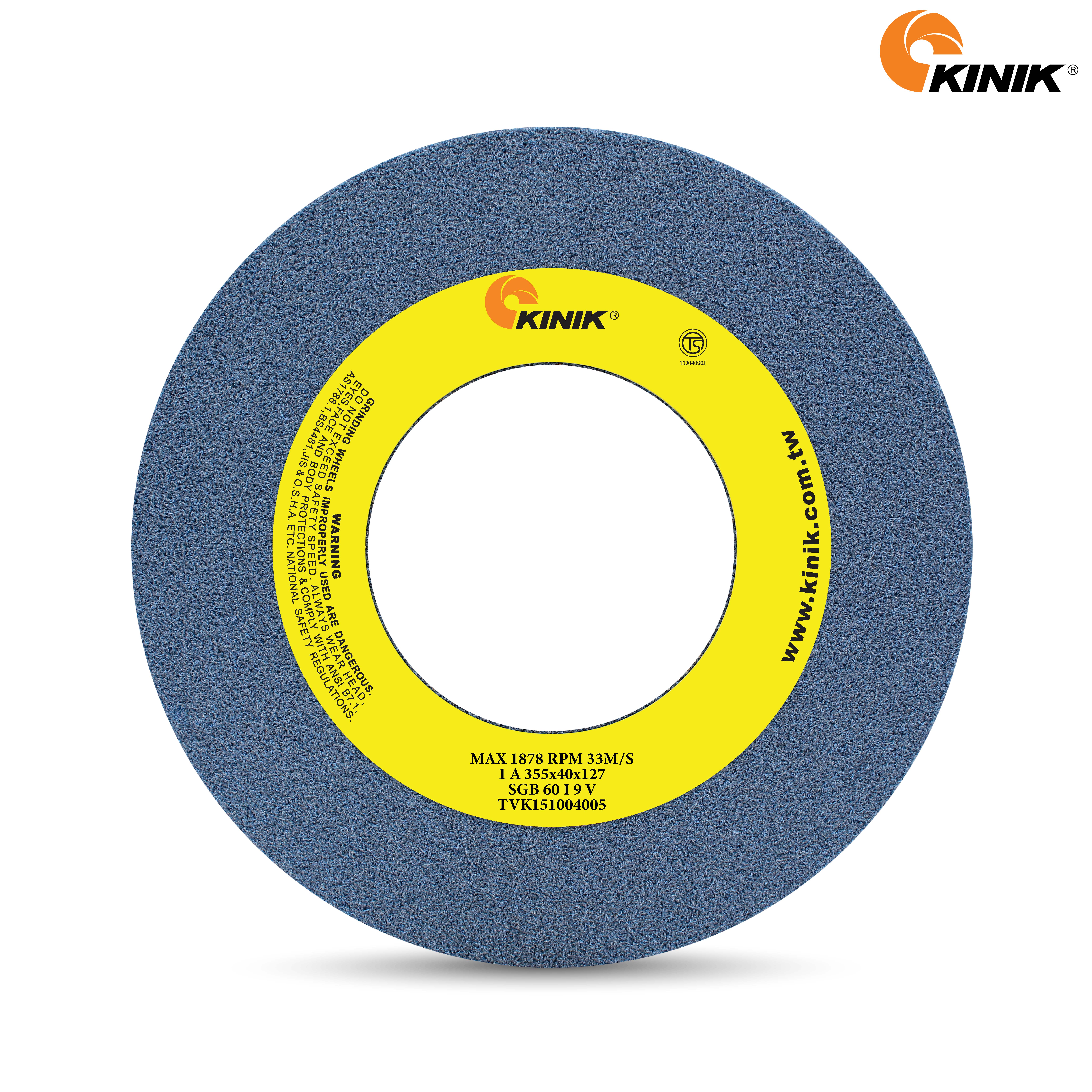 หินเจียร KINIK SGB60I9V1A 355x40x127 mm.