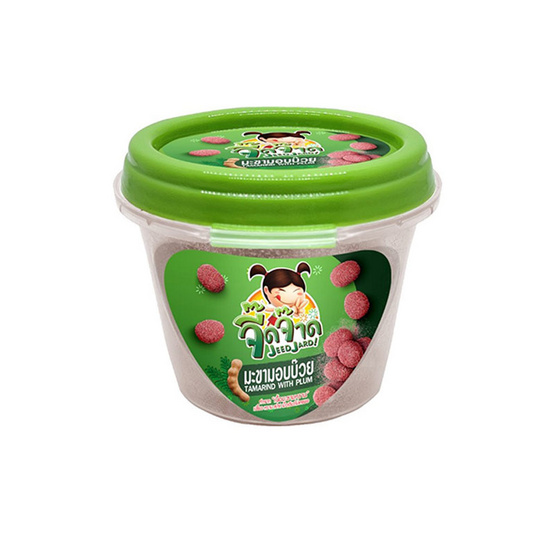 SKU-00970 จี๊ดจ๊าดมะขามอบปรุงรสบ๊วย 54ก.