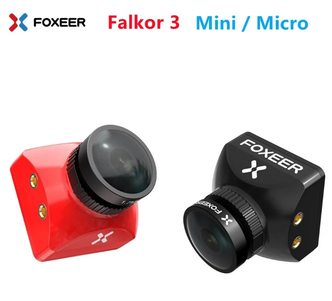 Foxeer Falkor 3 Mini Micro 1200TVL StarLight 0.0001Lux WDR Low Latency FPV Camera OSD กล้องติดโดรน