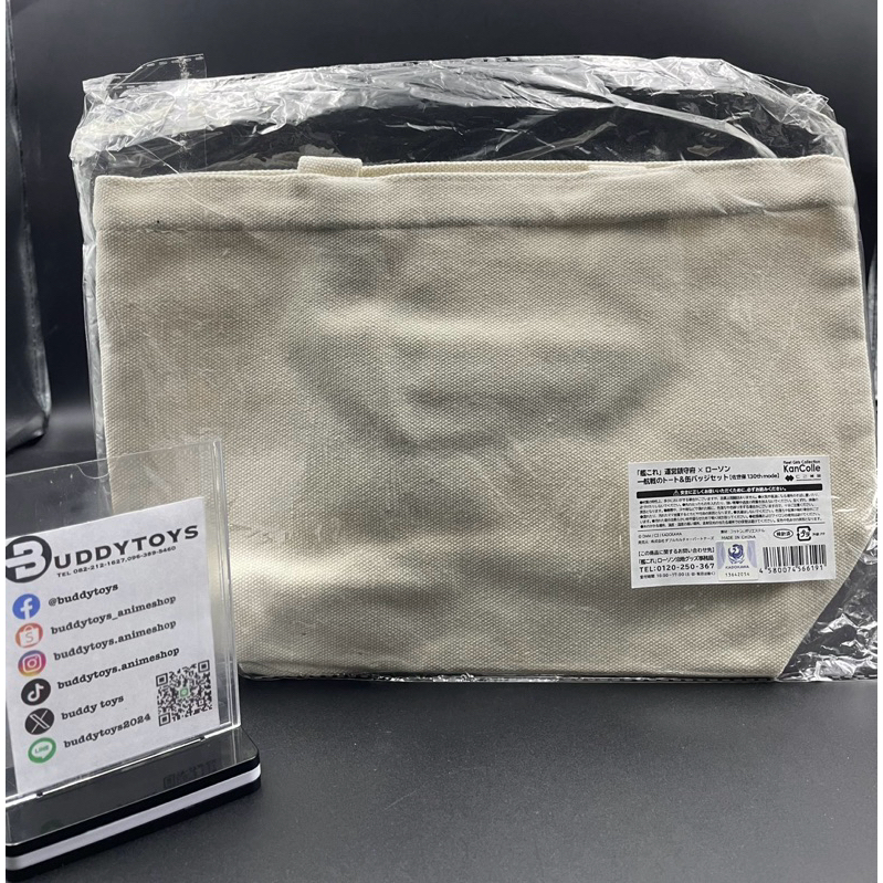 กระเป๋าผ้า&เข็มกลัด เรือรบโมเอะ[Kantai Collection ~KanColle~ 130th Sasebo 2019 -Tote Bag&Can Badge-]