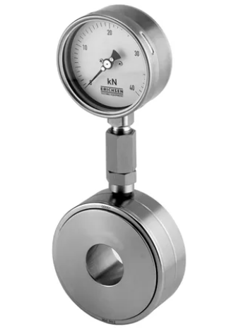 ERICHSEN Dieffenbacher Zaisenhausen Hydraulic Load Cell (Power Gauge) for Belt Tension Compact force gauge