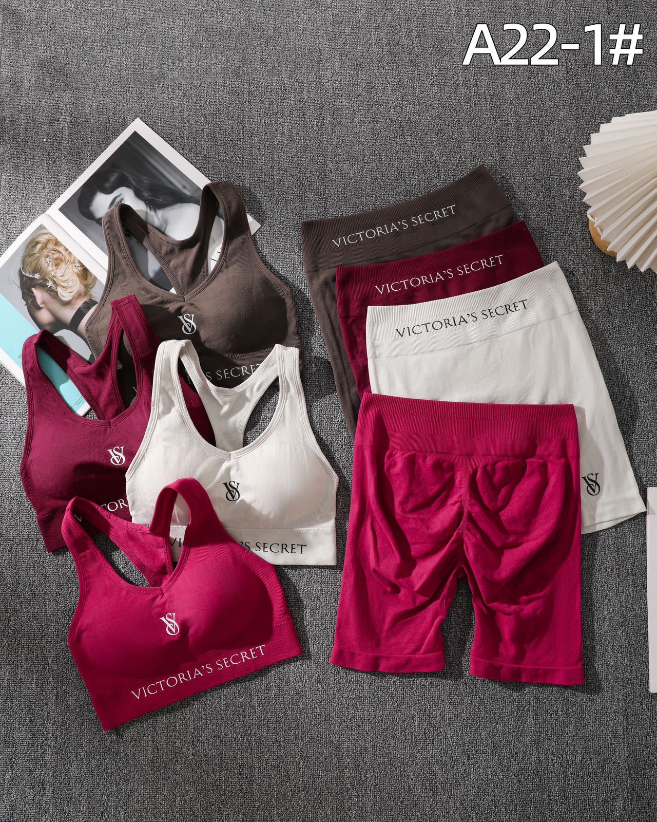 เซทสปอร์ตบรา ชุดออกกำลังกาย ชุดโยคะ พร้อมส่งในไทย