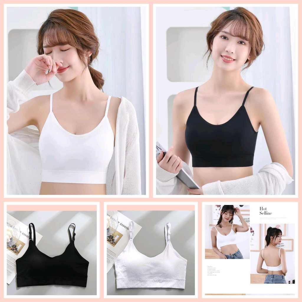 เสื้อสปอร์ตบรา สายเดี่ยวครอป