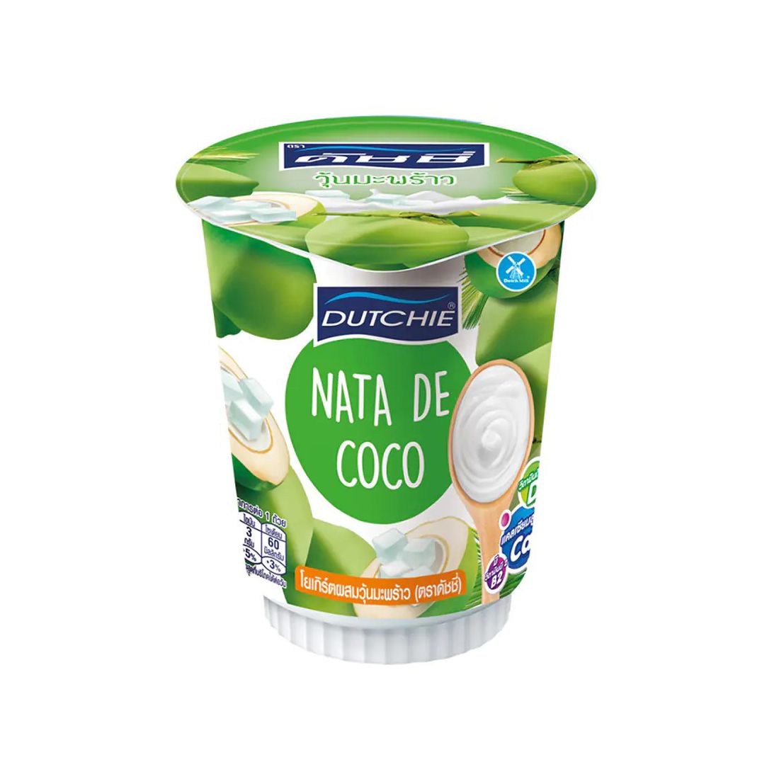 8851717020148 โยเกิร์ตดัชชี่ วุ้นมะพร้าว 135g