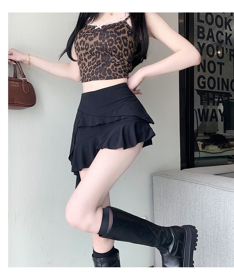 กระโปรงสั้น เลเยอร์ ซับกางเกง รหัส CN2772