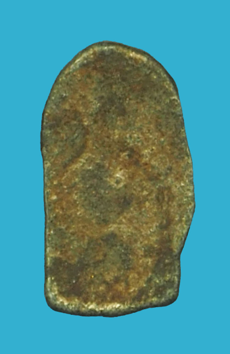 A5034 พระนาคปรก ใบมะขาม ไม่ทราบที่ เนื้อชินเขียว 13