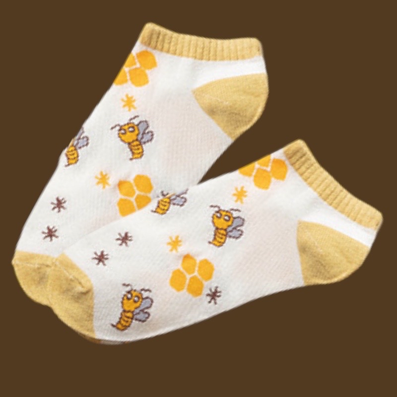 ถุงเท้าข้อสั้น ลายน่ารักๆ 1 คู่ ถุงเท้าแฟชั่น ผู้หญิงผู้ชายใส่ได้ ผ้านิ่มใส่สบาย