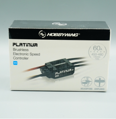 Hobbywing Platinum 60A V.4 สปีดเฮลอคอปเตอร์ไฟฟ้า