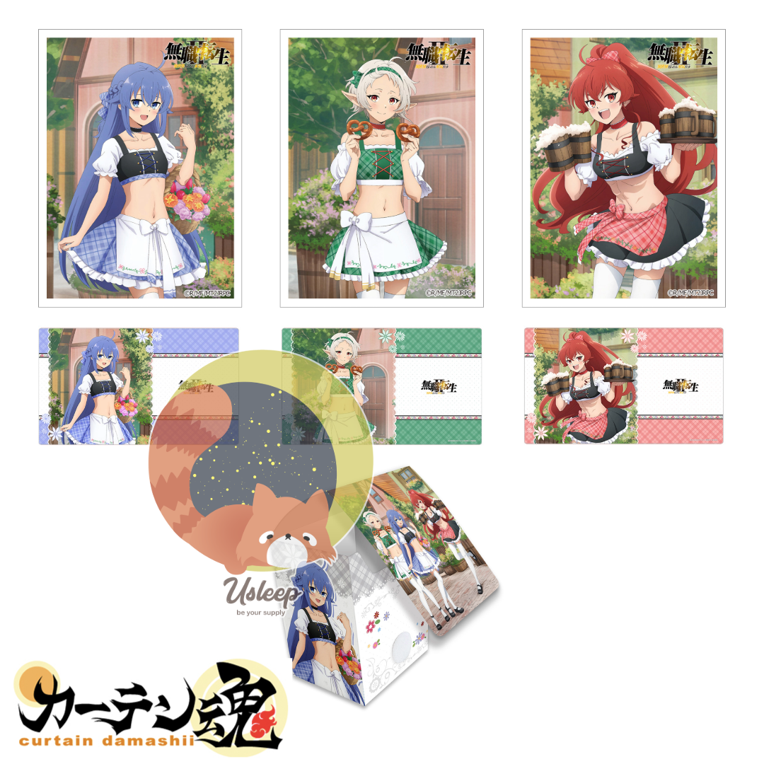 [PRE-ORDER] Sleeve & Deck Case & Rubber Mat Mushoku Tensei II -Isekai Ittara Honki Dasu- : Roxy, Sylphiette, Eris