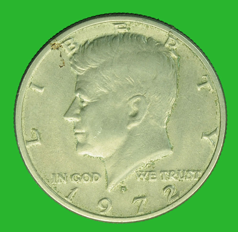 A1017 เหรียญกษาปณ์ประเทศสหรัฐปี 1972 ฮาฟดอลล่าห์