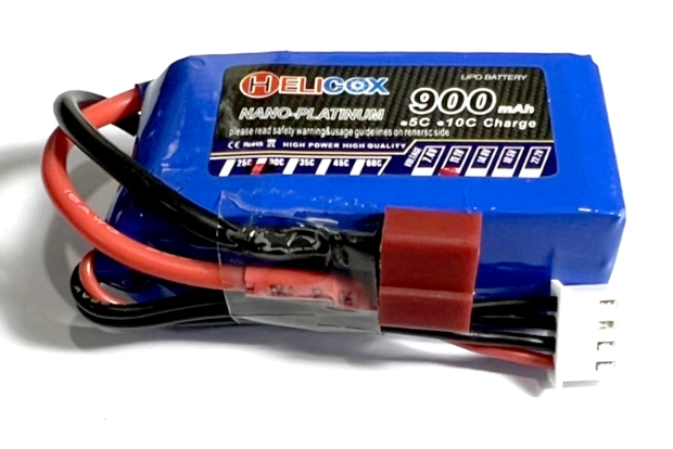 แบต HELICOX 3S 11.1V 30C มีให้เลือกหลายขนาด 900 1100 1500 2200 3000 3500mah