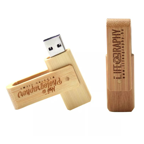 แฟลชไดร์ฟไม้ Wood Flash Drive FD012