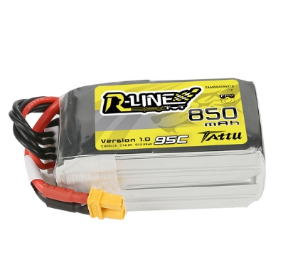 Tattu R-Line 4S V1 V3 V4 95C 120C 130C 650 750 850 1050 1300 1550 1800 2000mAh แบตตัวแรงสำหรับ FPV