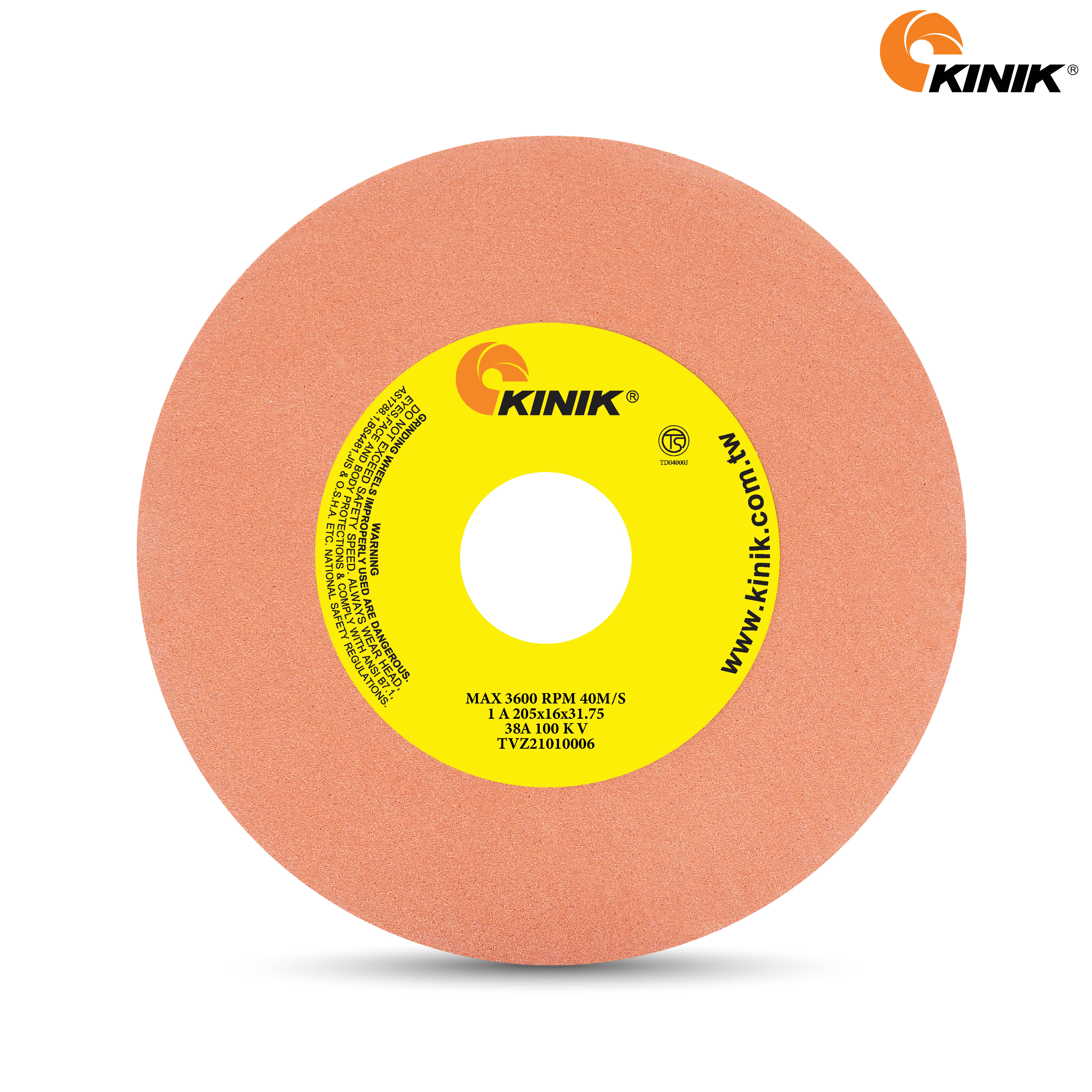 หินเจียร KINIK 38A100KV1A 205x16x31.75 mm.
