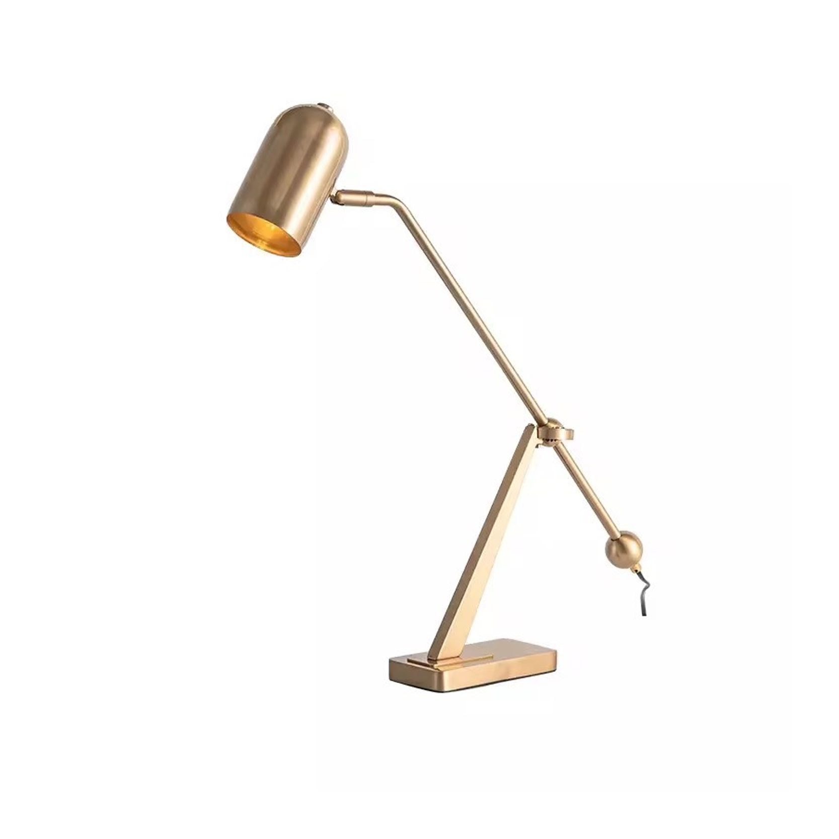 โคมไฟตั้งโต๊ะ สไตล์นอร์ดิก Nordic style table lamp Metal Brass + copper LEDG9x1 IP20