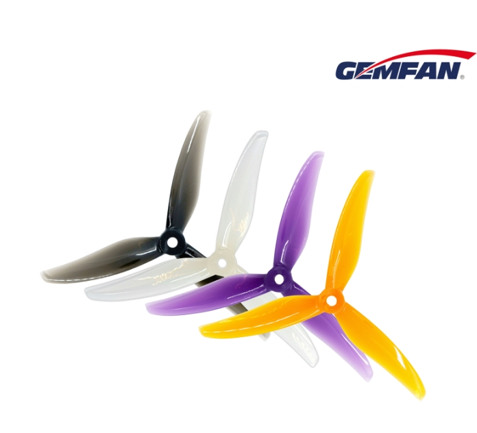 Gemfan Freestyle5 5226 Durable 3 Blade (5.2x2.6x3) 5Inch Prop 1ชุด 4ใบ สุ่มสี