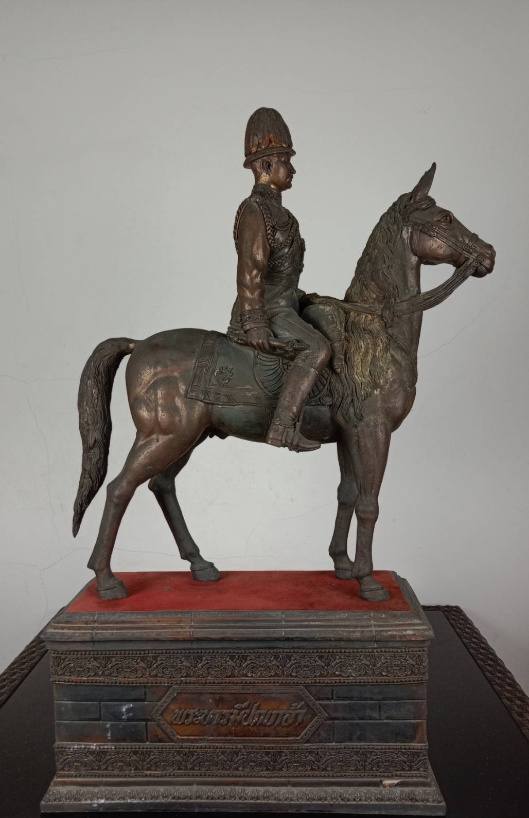 529.พระบรมรูปหล่อในหลวงรัชกาลที่ 5 พระบาทสมเด็จพระปรมินทรมหาจุฬาลงกรณ์ พระจุลจอมเกล้าเจ้าอยู่หัวทรงม้า(พระบรมรูปทรงม้า) องค์ใหญ่