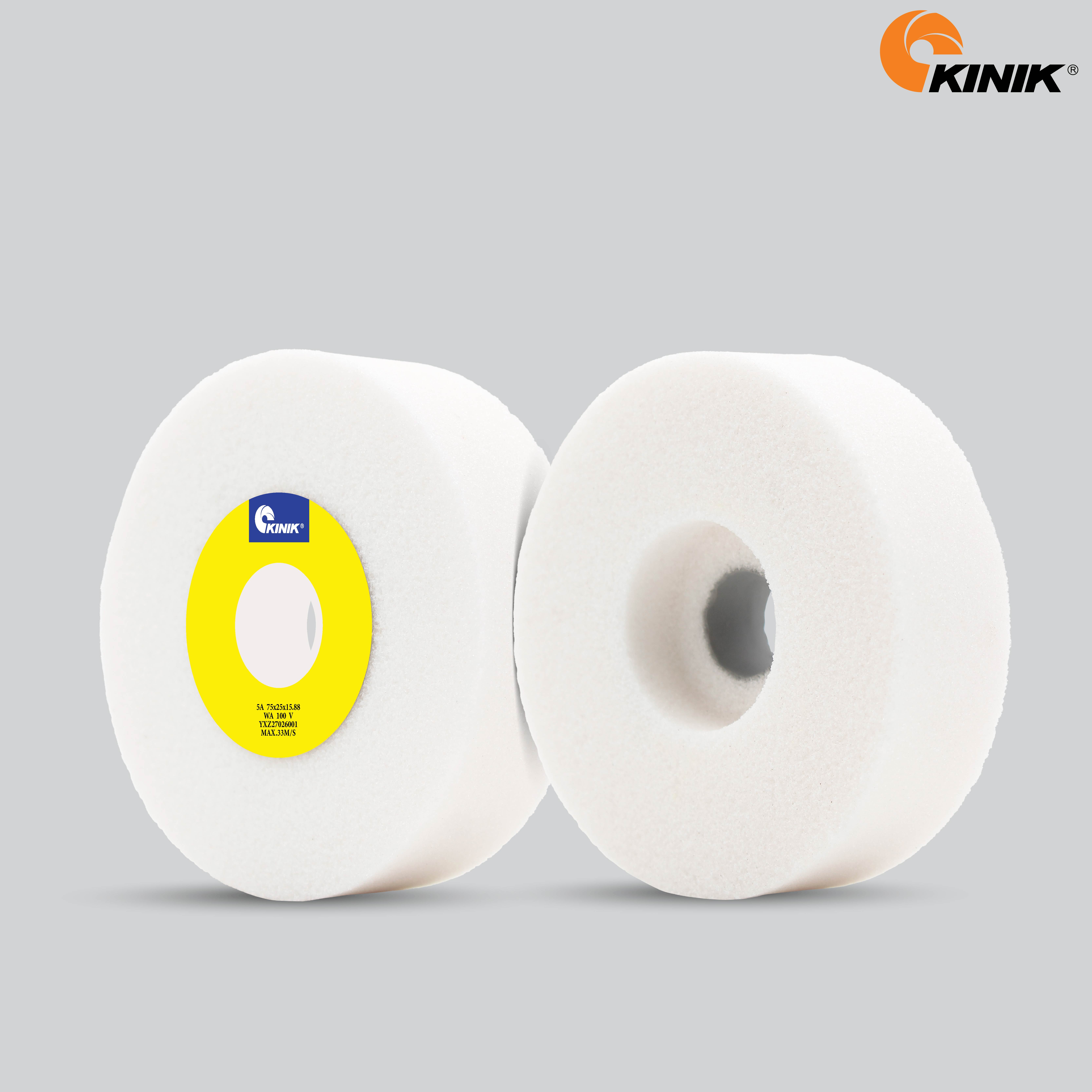 หินเจียร KINIK WA100V5A 75x25x15.88 mm.