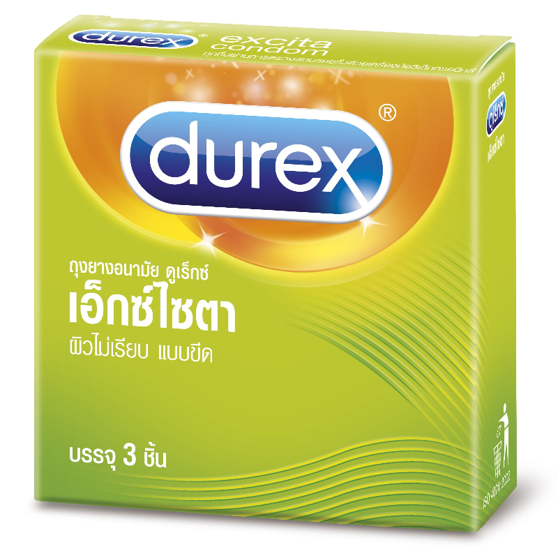 ถุงยางอนามัย Durex ถุงยาง ดูเร็กซ์ เลือกแบบได้ แท้ 100% ขนาด 49 - 56 มม.