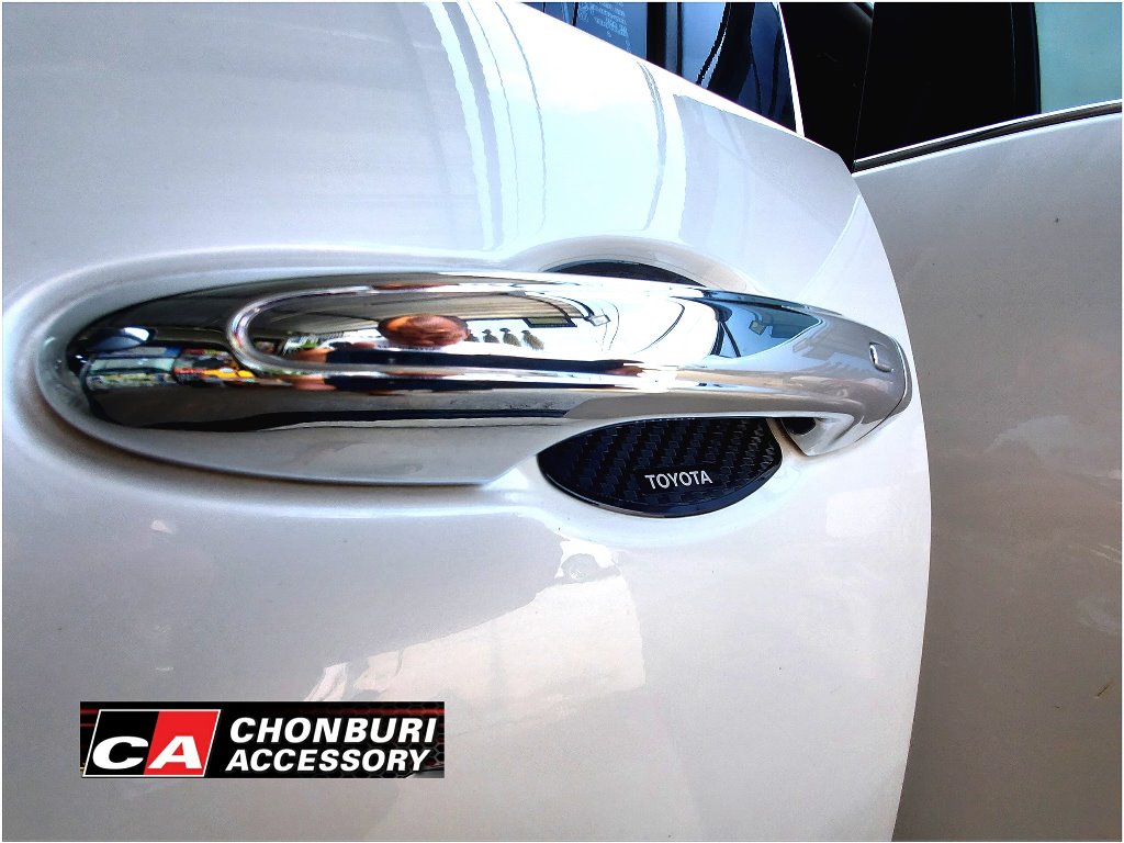 เบ้ามือเปิดกันรอย เคฟล่าคาร์บอน GRsport Legender โตโยต้า ฟอร์จูนเนอร์