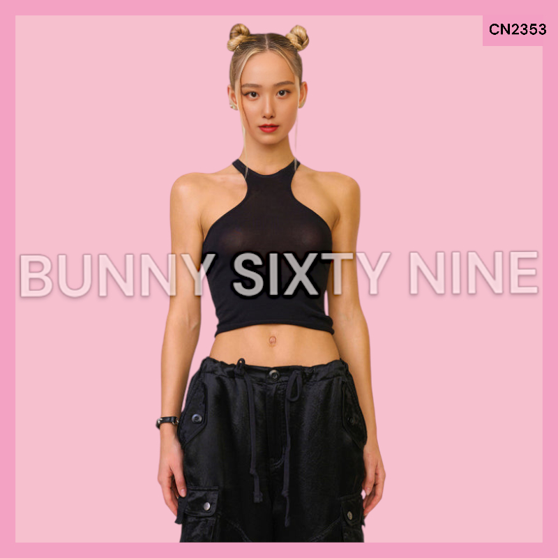 เสื้อครอป สไตล์สายฝอ รหัส CN2353