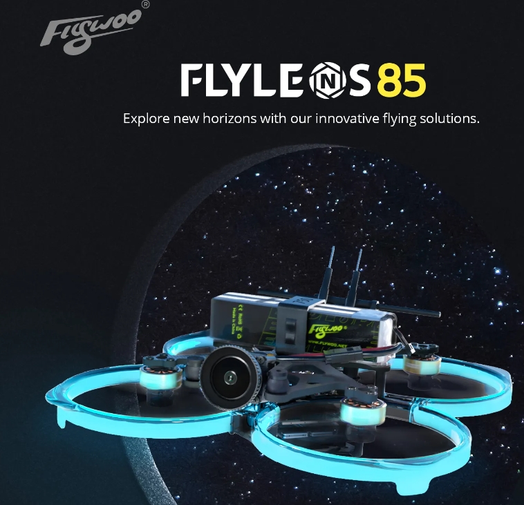 Flywoo FlyLens 85 2S Drone Kit - Analog - PNP No Camera - ELRS 2.4G โดรนรุ่นใหม่ ใบพัด 2นิ้ว 2เซล บินดี รองรับกล้อง O3
