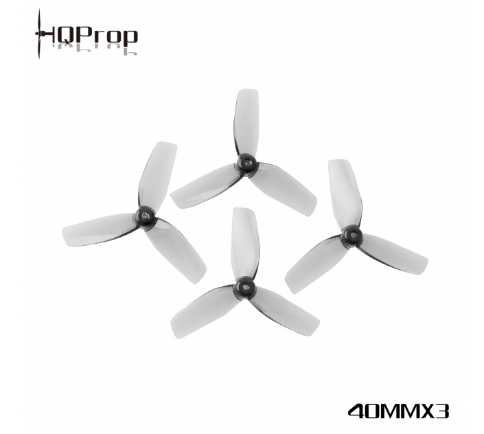 HQProp 40MMX3 1MM & 1.5MM Shaft Micro Whoop Prop ใบพัดโดรนจิ๋ว 1ถุง 4ใบ