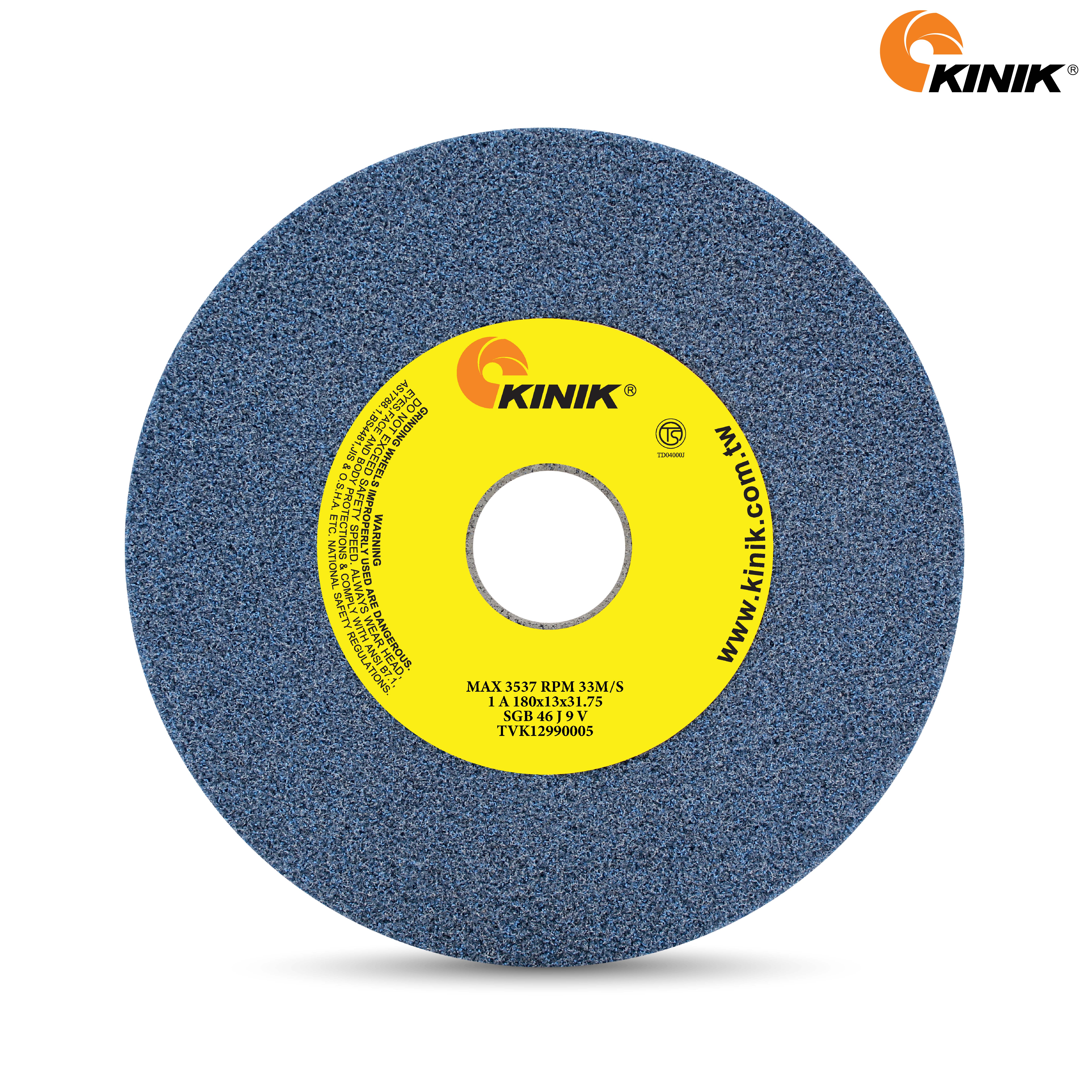 หินเจียร KINIK SGB46J9V1A 180x13x31.75 mm.