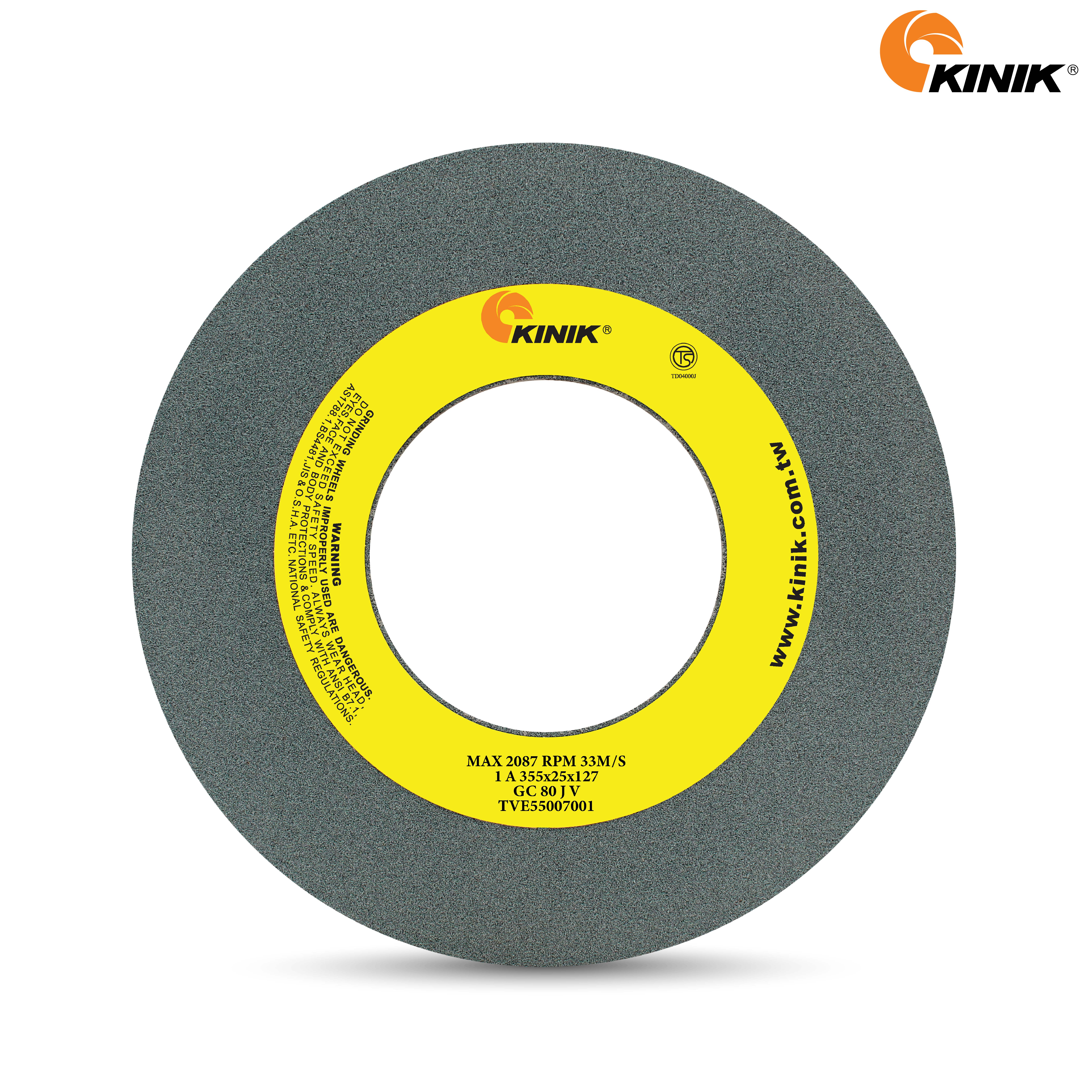 หินเจียร KINIK GC80JV1A 355x25x127 mm.