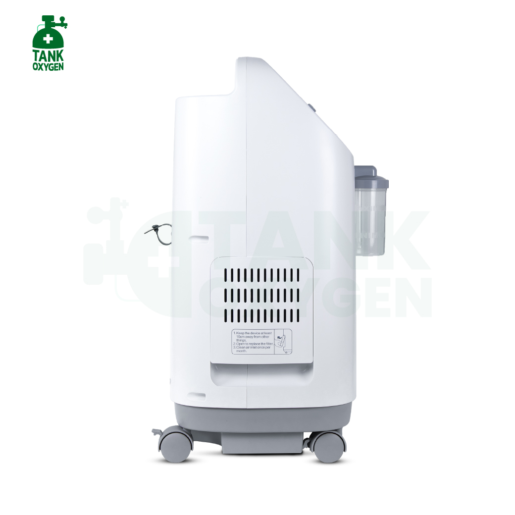 เครื่องผลิตออกซิเจน ขนาด 10 ลิตร Yuwell รุ่น 8F-10W สามารถใช้งานได้ทั้งภายในบ้าน และสถานพยาบาล