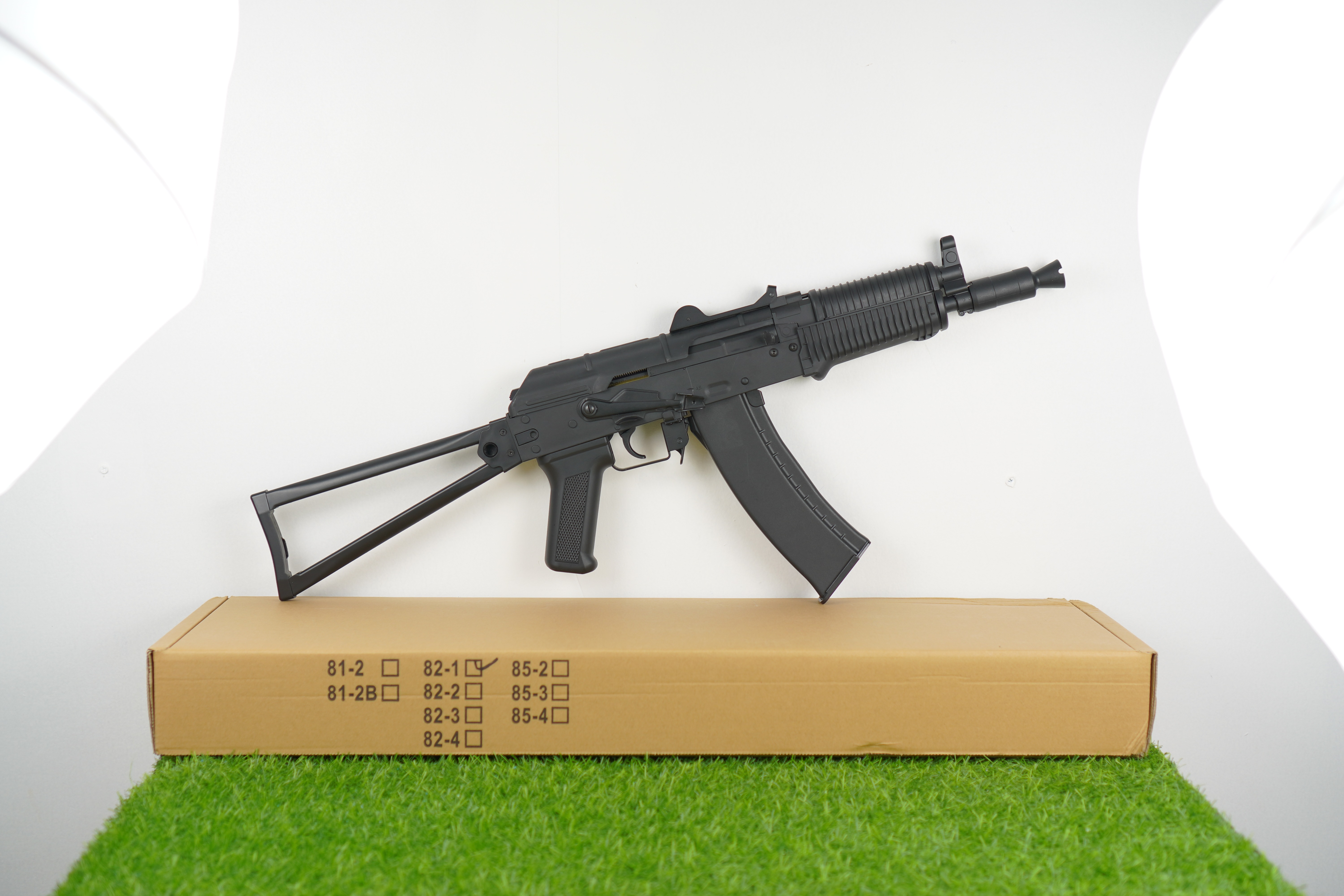 (59)AK74U สีดำ เฟืองโหละ 220FPS+ ยิงรัวได้ ยิงSEMI(ทีละนัด)ได้