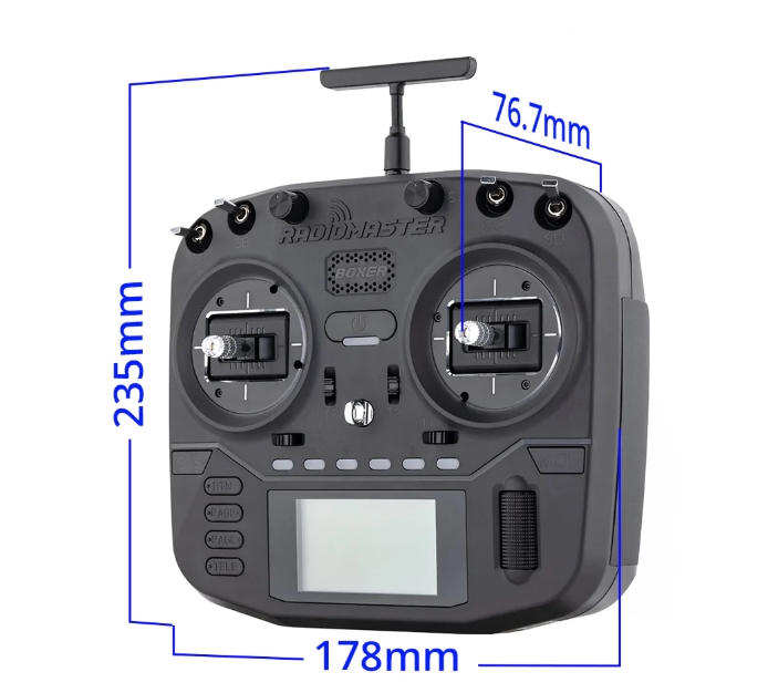 Boxer Radio Controller Mode2 4in1 และ ELRS 2.4G รีโมทโดรน ฟังชั่นครบ