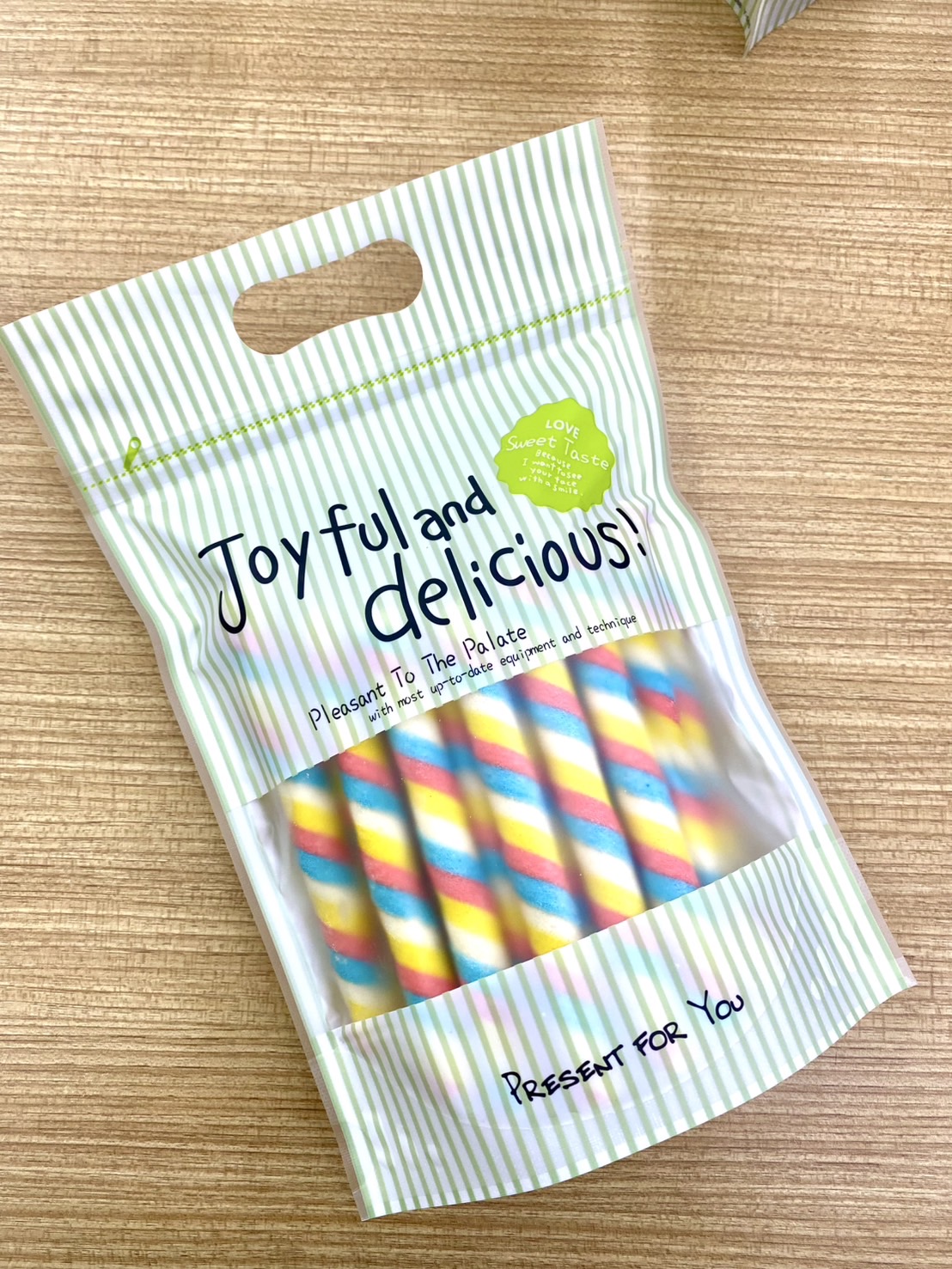 M-0010212 ขนมสติ๊กเรนโบว์ 150ก. (P) / (3 ห่อ 100 บาท) คละรสได้