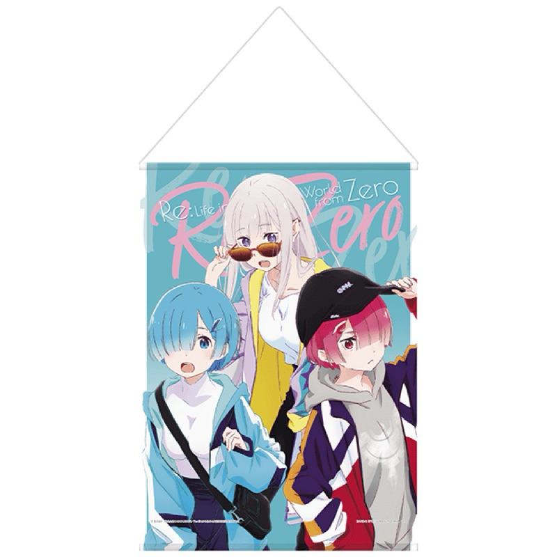 ผ้าแขวน เอมิเลีย&เรม&แรม -รีซีโร่[Re:Zero Starting Life In Another World -Tapestry- Emilia&Rem&Ram]