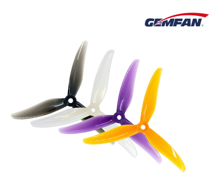 Gemfan Freestyle5 5226 Durable 3 Blade (5.2x2.6x3) 5Inch Prop ใบพัด5นิ้ว 1ถุง 4ใบ สุ่มสี