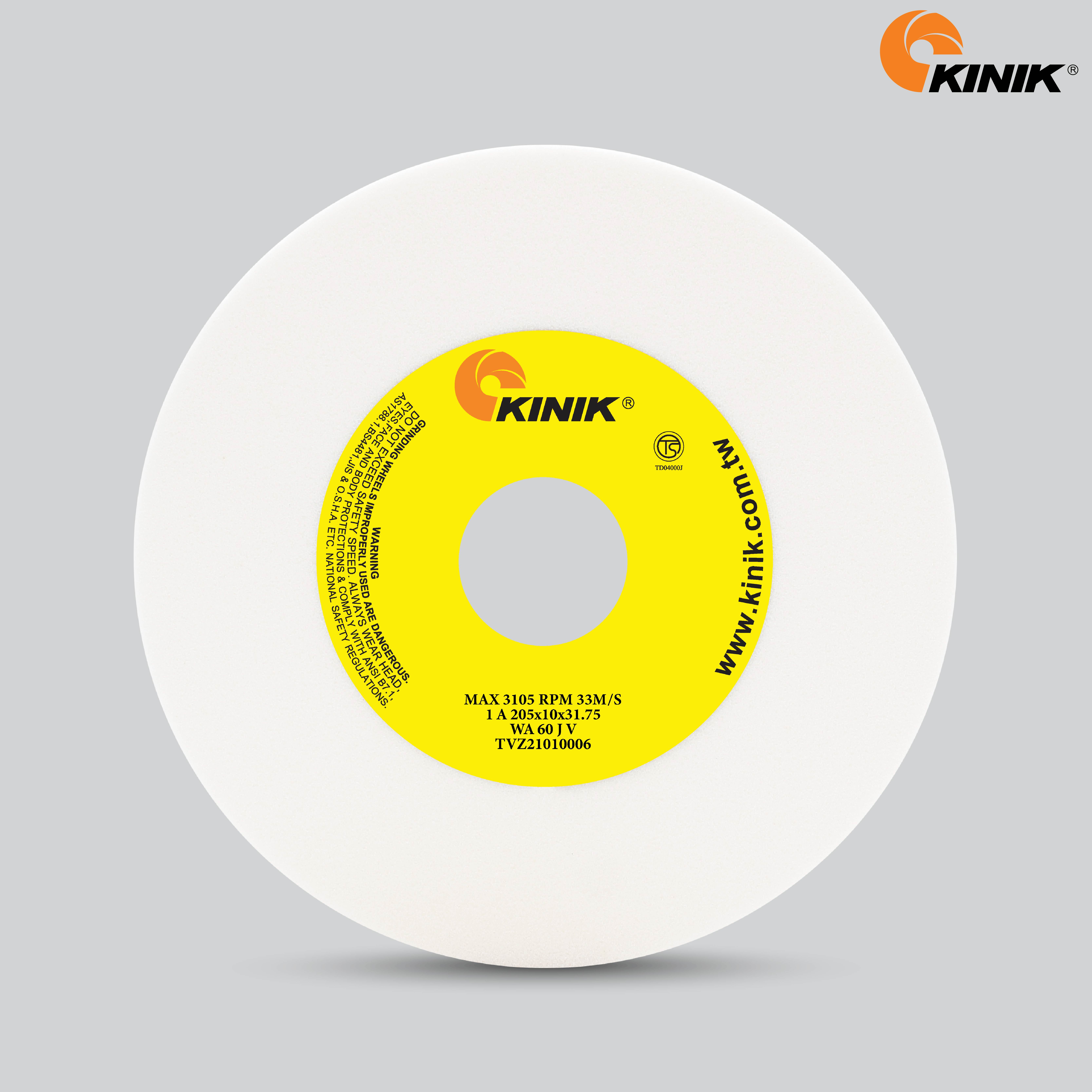 หินเจียร KINIK WA60JV1A 205x10x31.75 m.m.