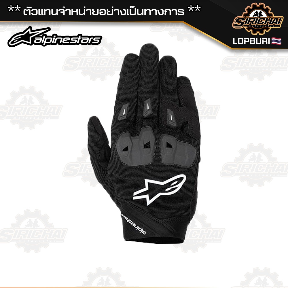 ถุงมือมอเตอร์ไซค์ ถุงมือ Alpinestars SP X1 Black White