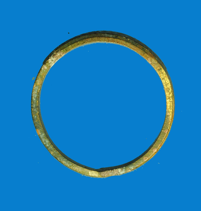 A3044 แหวนยันต์ ทองเหลืองเก่า ไม่ทราบที่ 12