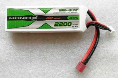 แบตลิโพ ManiaX 2200mah 11.1V 3S 30C XT60 และ T-plug สำหรับใช้กับ โดรน เครื่องบิน เฮลิคอปเตอร์ และ อื่นๆ