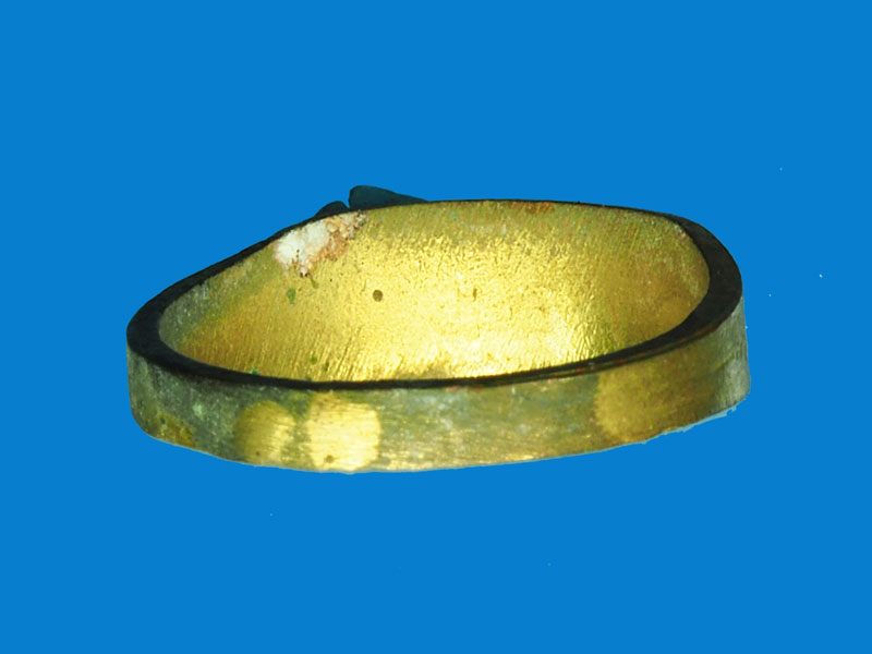 A3044 แหวนยันต์ ทองเหลืองเก่า ไม่ทราบที่ 12